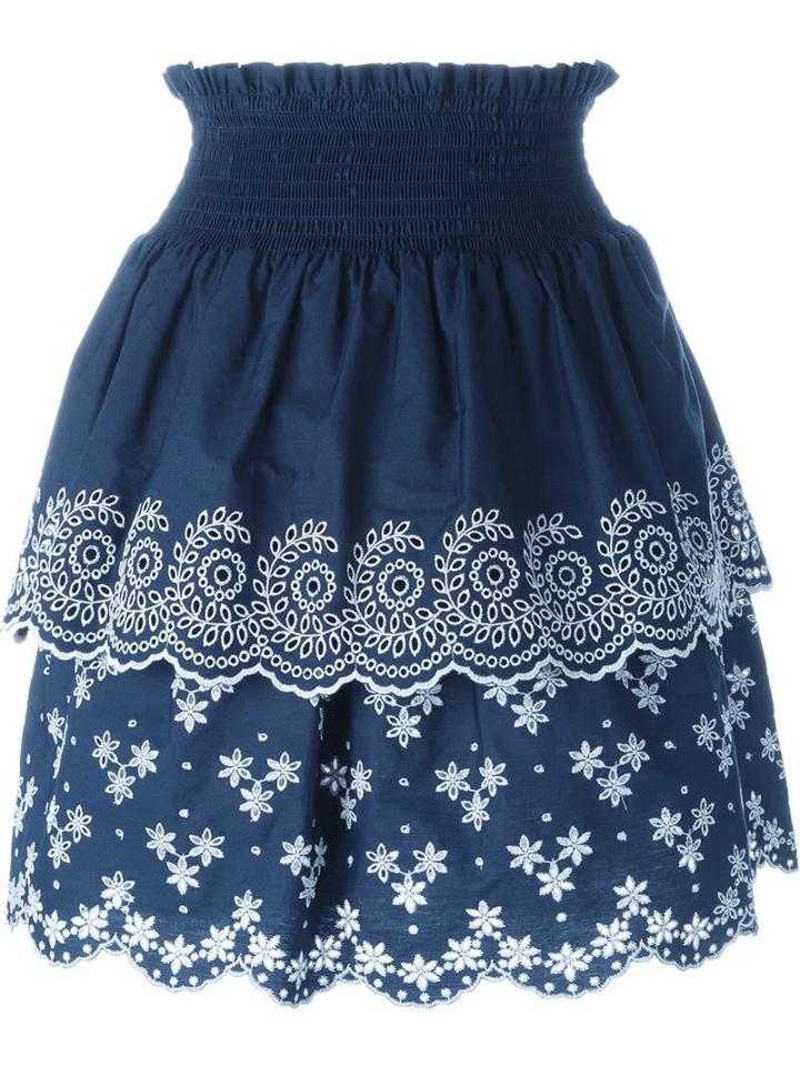 Philosophy Di Lorenzo Serafini Broderie Anglaise Skirt