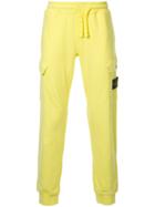 Stone Island Cargo Pocket Track Pants - Yellow & Orange