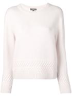 N.peal Zig Zag Patterned Sweater - Pink