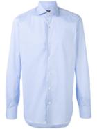 Barba - Classic Shirt - Men - Cotton - 39, Blue, Cotton
