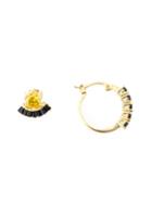 Iosselliani All That Jewels Earrings, Women's, Metallic, Gold Plated Brass/crystal