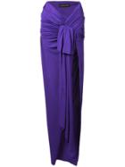 Alexandre Vauthier Draped Skirt - Purple