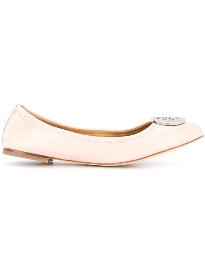 Tory Burch Liana Ballerinas - Pink
