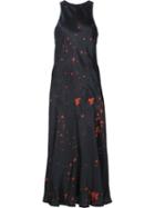 Alexander Wang Splatter Print Dress, Women's, Size: 6, Black, Silk/viscose