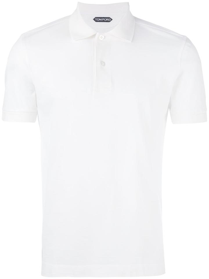 Tom Ford - Polo Shirt - Men - Cotton - 50, White, Cotton
