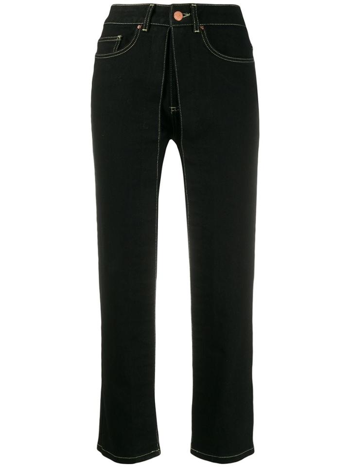 Aalto Aalto C1de04813 Jetblack With Yellow Topstit