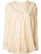 Helmut Lang Moroccan Poet Shirt, Women's, Size: S, Nude/neutrals, Silk/cotton