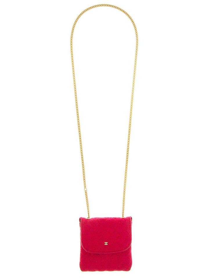 Chanel Vintage Quilted Mini Bag Necklace, Women's