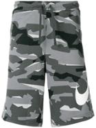 Nike Camo Drawstring Shorts - Grey