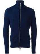 Ami Alexandre Mattiussi Zipped Knit Jacket - Blue