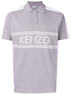 Kenzo Logo Polo Shirt - Grey