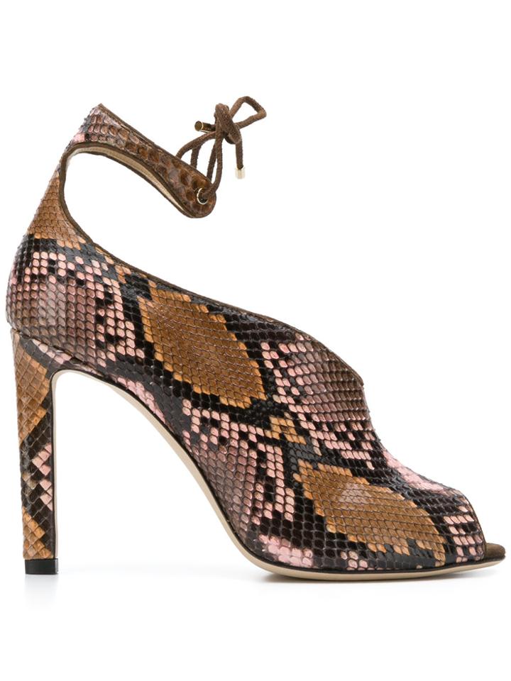 Jimmy Choo Sayra 100 Boots - Brown