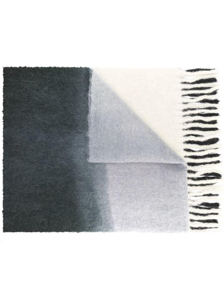 Acne Studios Kelow Dye Two-tone Scarf - Grey