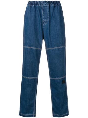 C.e Elasticated Straight-leg Jeans - Blue