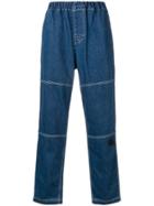 C.e Elasticated Straight-leg Jeans - Blue