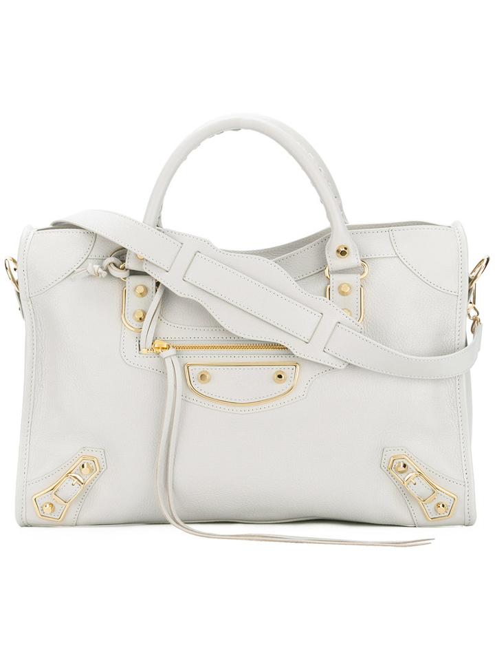 Balenciaga - Classic City Bag - Women - Goat Skin - One Size, Women's, Grey, Goat Skin