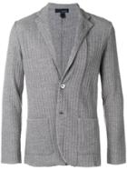Lardini Patterned Knitted Blazer - Grey