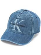 Ck Jeans Re-issue Denim Baseball Cap - Blue