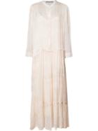 Raquel Allegra Shirred Waist Dress, Women's, Size: 0, White, Viscose/cotton