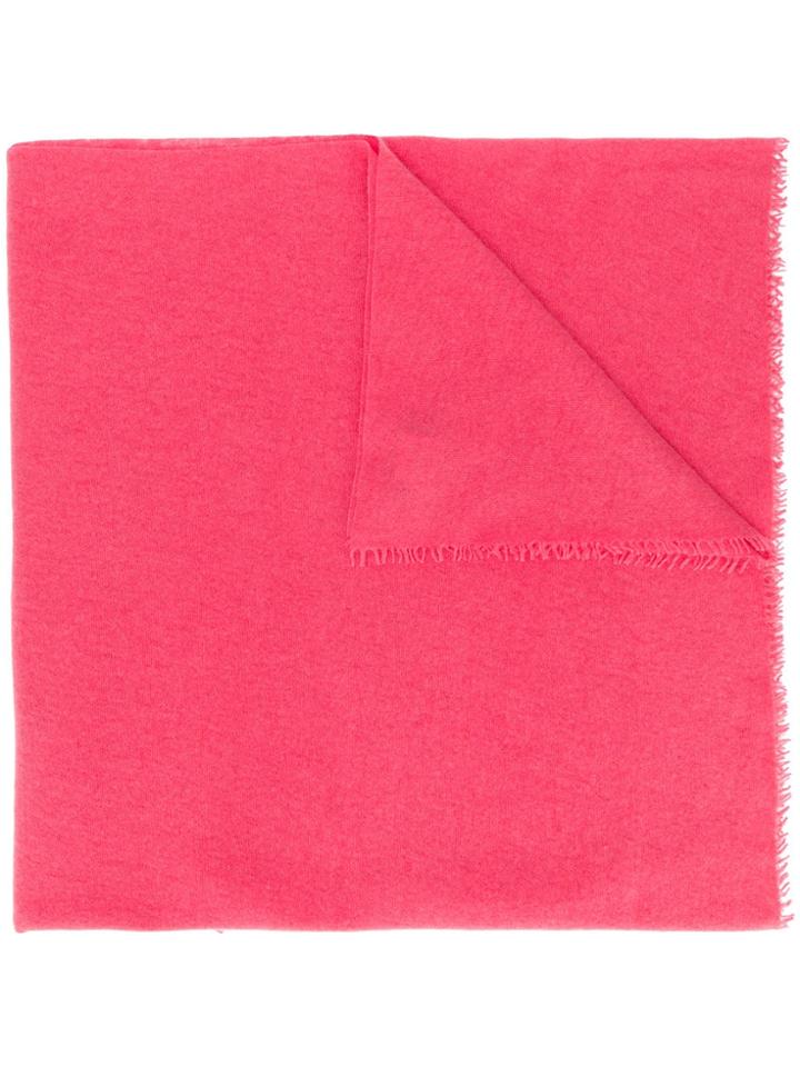 Faliero Sarti Frayed Scarf - Pink