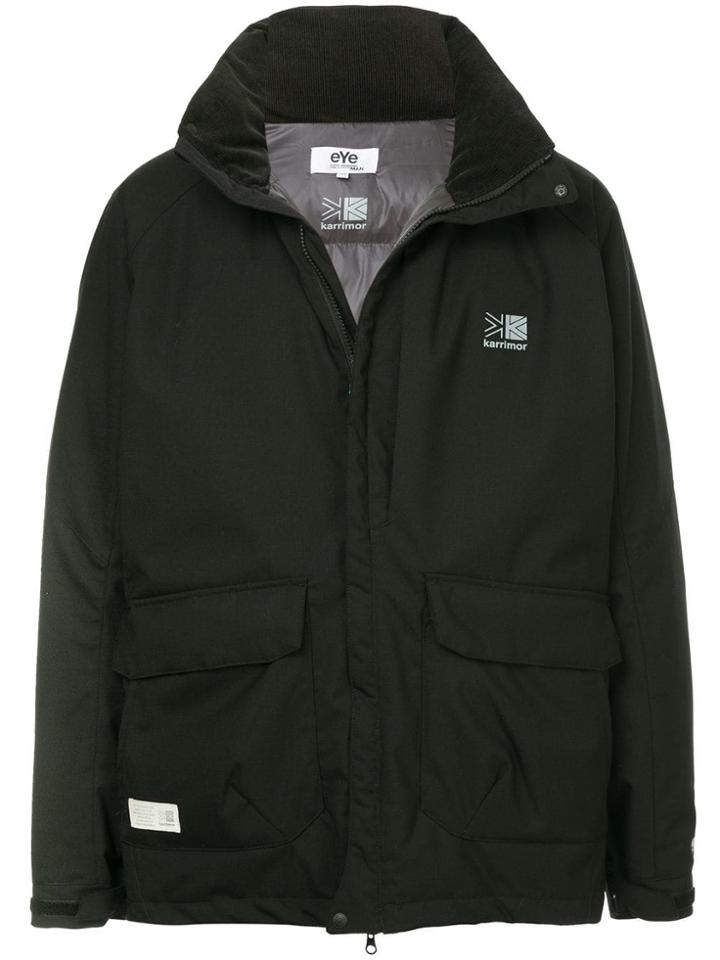 Junya Watanabe Man Concealed Fastening Parka Jacket - Black