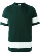 Marni Two Tone T-shirt, Men's, Size: 48, Green, Cotton