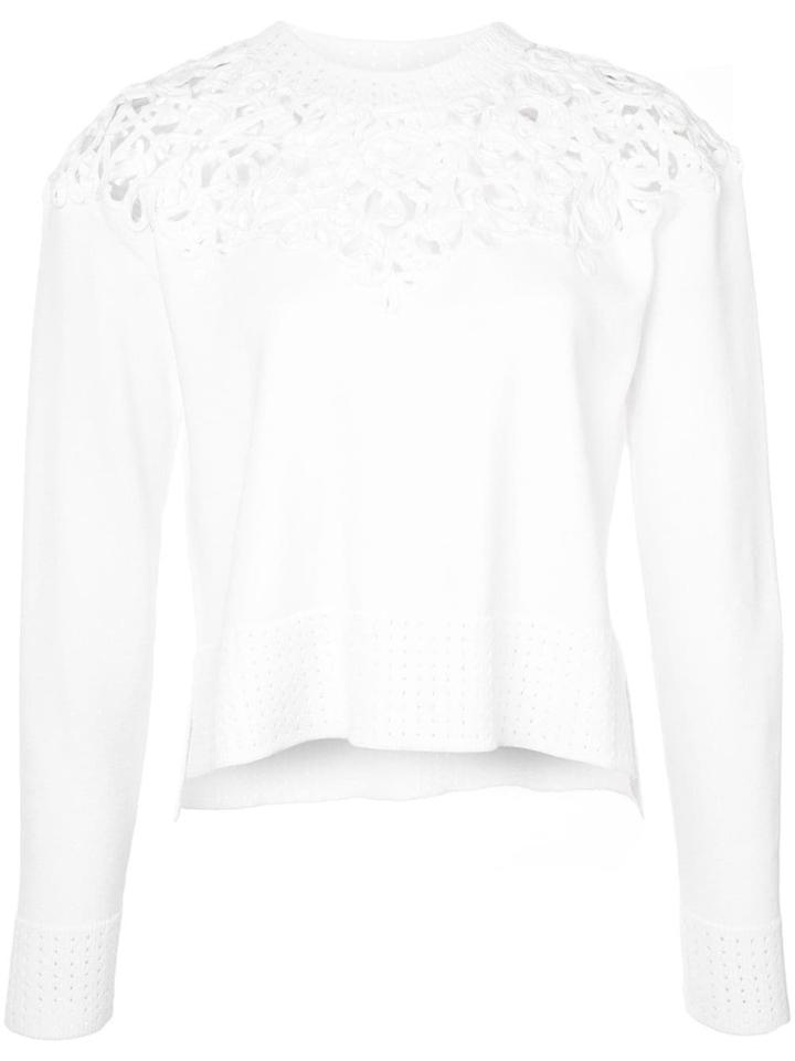 Jonathan Simkhai Macrame Sweatshirt - White