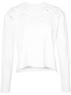 Jonathan Simkhai Macrame Sweatshirt - White