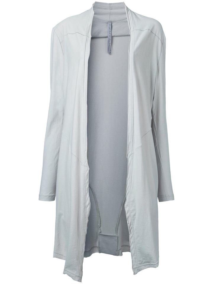 First Aid To The Injured - Ciliary Cardigan - Women - Cotton - 3, Grey, Cotton