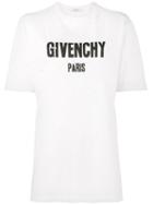 Givenchy - Distressed Logo Printed T-shirt - Women - Cotton - M, White, Cotton