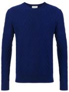 Ballantyne Classic Knitted Sweater - Blue