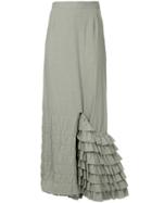 Junya Watanabe Comme Des Garçons Pre-owned Quilted Long Skirt - Grey