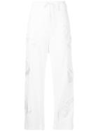 Ikumi Embroidered Trousers - White