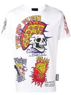 Philipp Plein White Graphic T-shirt