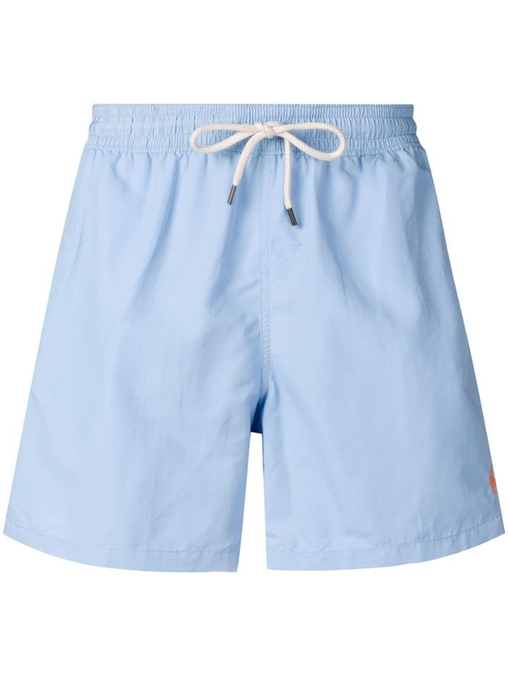 Polo Ralph Lauren Elasticated Waist Swim Shorts - Blue
