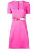 Emilio Pucci Belted Punto Milano Knit Dress - Pink