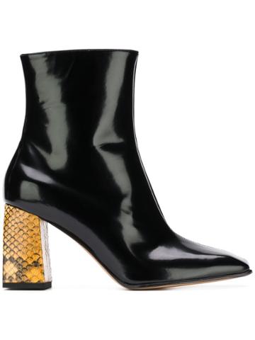 Ssheena Anvil Ankle Boots - Black