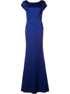 Zac Zac Posen 'irina' Gown, Women's, Size: 2, Blue, Nylon/spandex/elastane/acetate