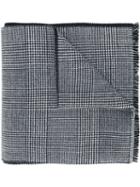 Alexander Mcqueen - Houndstooth Knitted Scarf - Men - Wool - One Size, Black, Wool