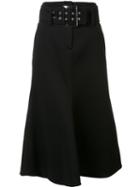 Beaufille Oversized Buckle A-line Skirt