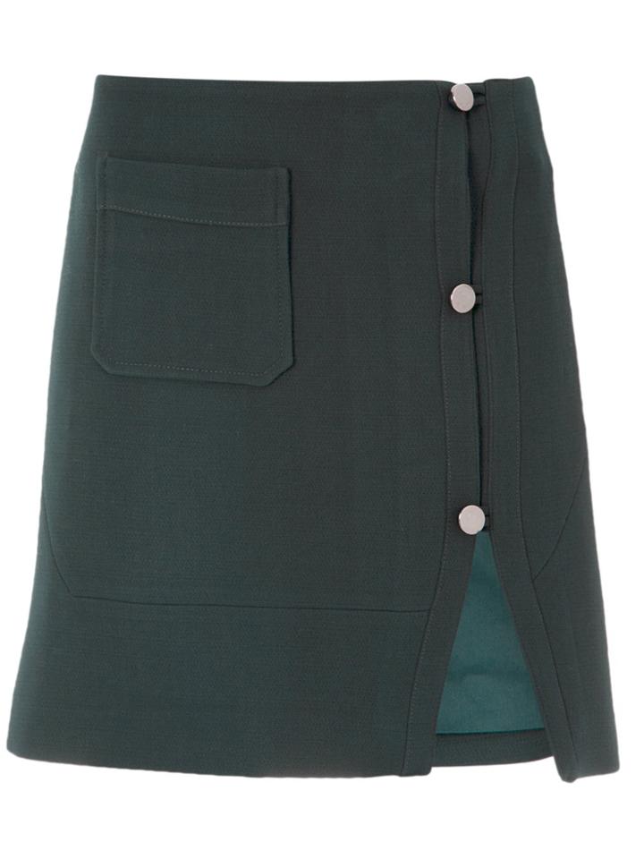 Egrey Button-up Skirt - Black