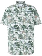 Department 5 Print Short-sleeve Shirt - Green