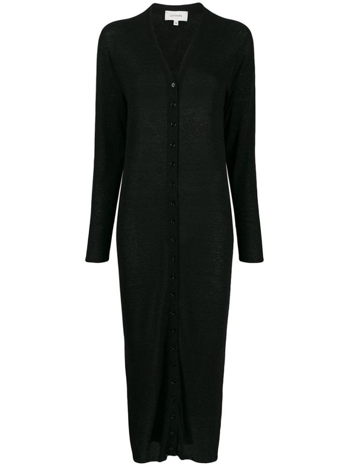 Lemaire Knitted Cardi-dress - Black