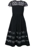 Alice+olivia 'mallie' Dress, Women's, Size: 10, Black, Cotton