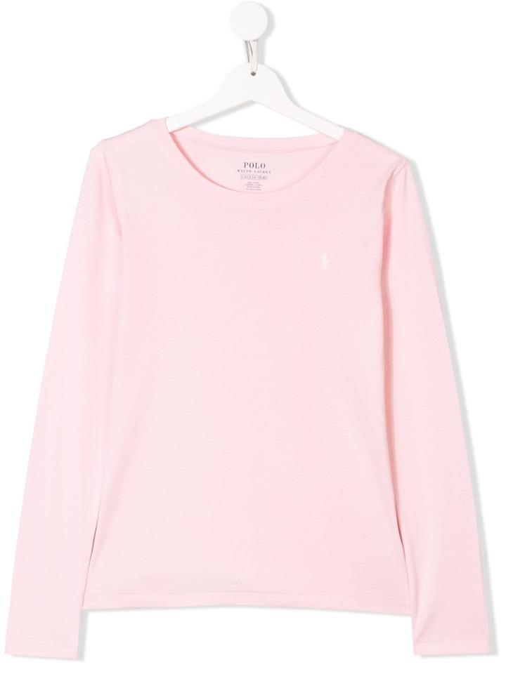 Ralph Lauren Teen Round Neck T-shirt - Pink