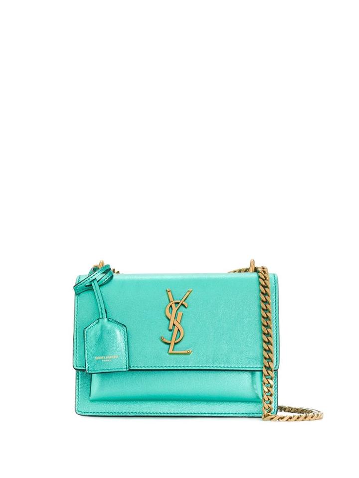 Saint Laurent Small Sunset Bag - Blue