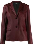 Theory Single-breasted Blazer - Red