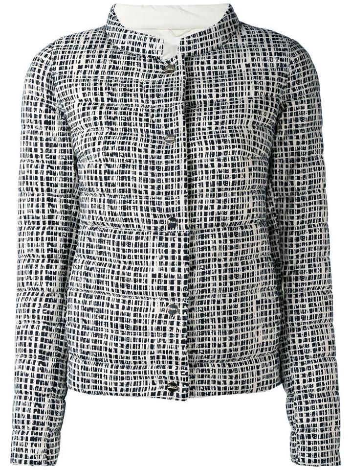 Herno - Patterned Reversible Puffer Jacket - Women - Feather Down/polyamide - 40, White, Feather Down/polyamide