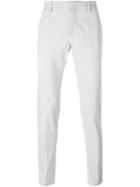 Dondup Classic Chino Trousers, Men's, Size: 32, Grey, Cotton/spandex/elastane