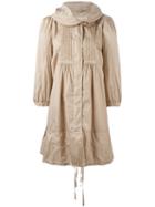 Moncler - Cabannes Mid-length Coat - Women - Polyamide/polyester - 0, Nude/neutrals, Polyamide/polyester